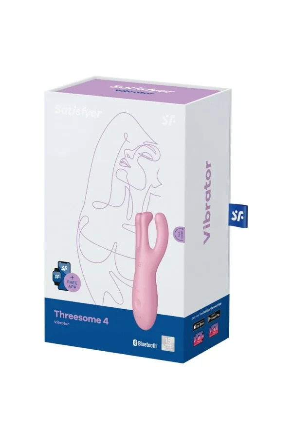 Threesome 4 Vibrator - Rosa von Satisfyer Connect kaufen - Fesselliebe