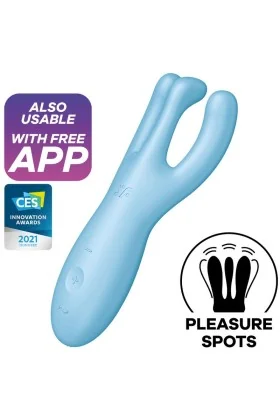 Threesome 4 Vibratorapp Blau von Satisfyer Connect