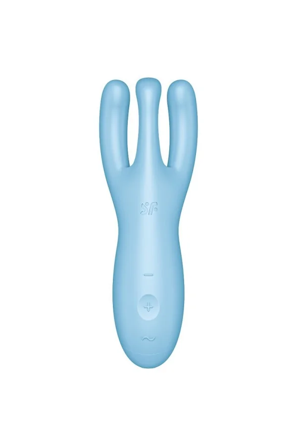 Thressome 4 Vibrator - Blau von Satisfyer Connect kaufen - Fesselliebe