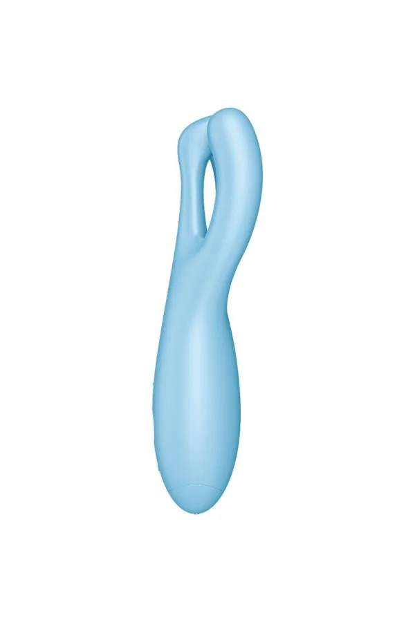 Thressome 4 Vibrator - Blau von Satisfyer Connect kaufen - Fesselliebe