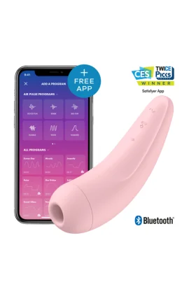 Curvy 2 + Rosa von Satisfyer Connect