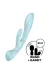 Triple Oh Hybrid Vibration - Blau von Satisfyer Vibrator