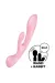 Triple Oh Hybrid Vibration - Pink von Satisfyer Vibrator