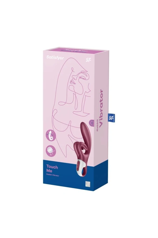 Touch Me Rabbit Vibration Rot von Satisfyer Vibrator