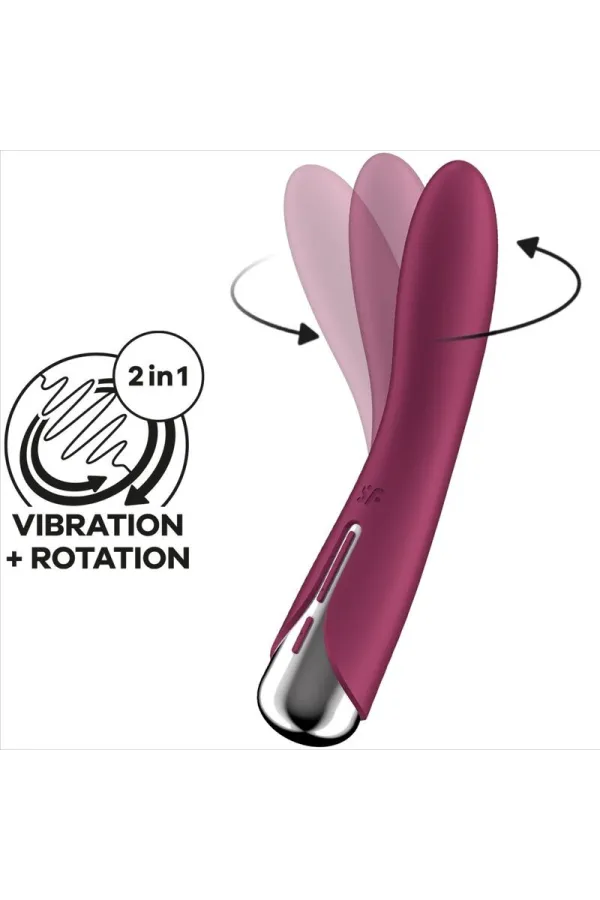 Spinning Vibe 1 G-Spot Rotator Vibrator Rot von Satisfyer Vibrator