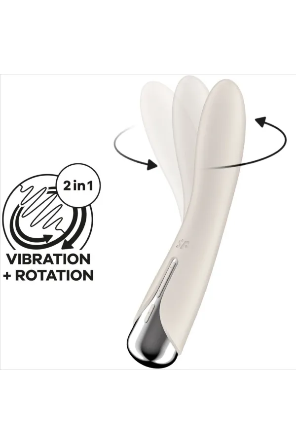 Spinning Vibe 1 G-Spot Beige Rotator Vibrator von Satisfyer Vibrator kaufen - Fesselliebe