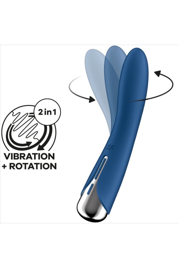 Spinning Vibe 1 G-Spot Blauer Rotator Vibrator von Satisfyer Vibrator kaufen | Fesselliebe