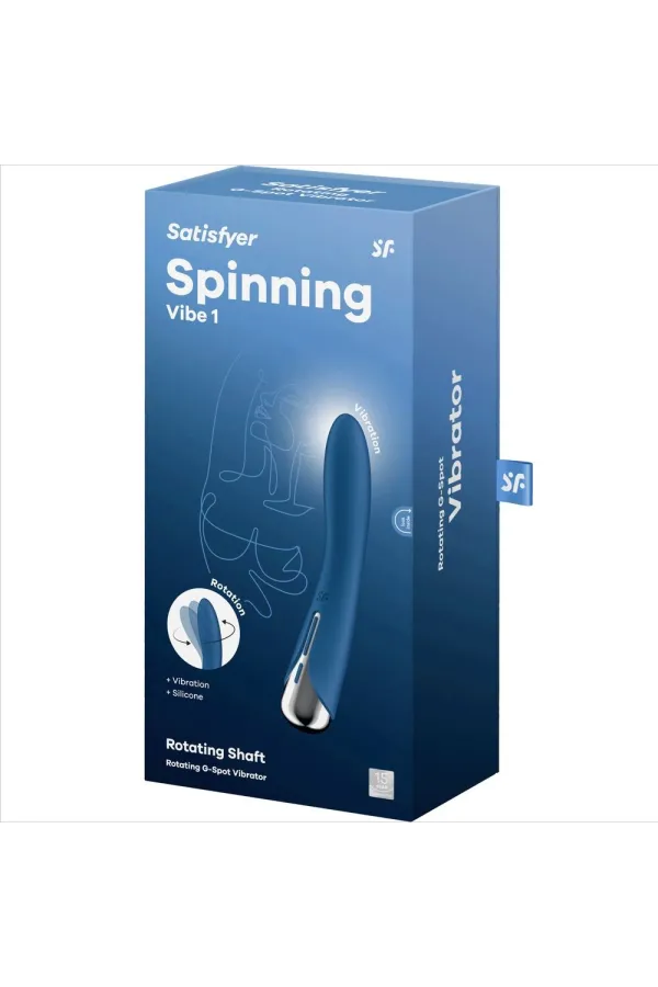 Spinning Vibe 1 G-Spot Blauer Rotator Vibrator von Satisfyer Vibrator kaufen - Fesselliebe