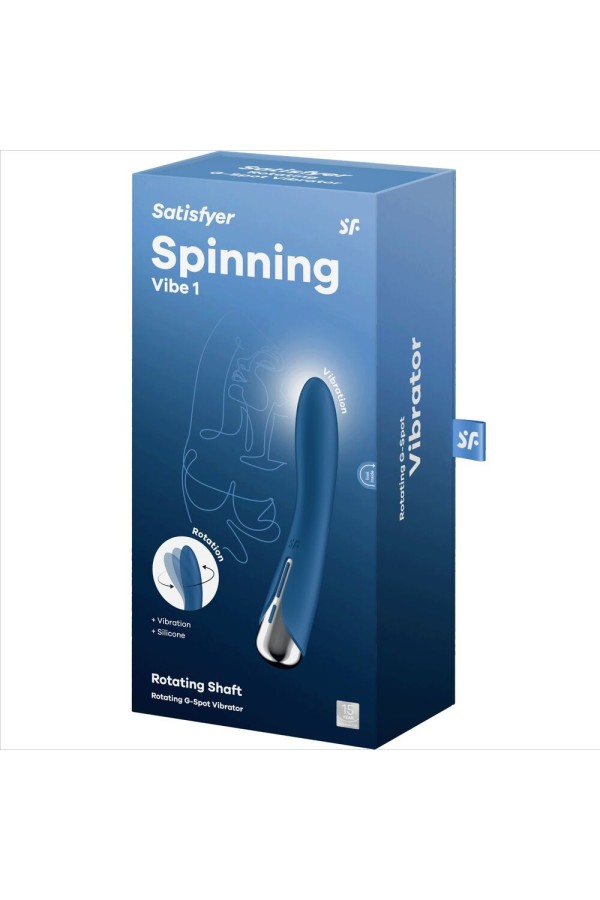 Spinning Vibe 1 G-Spot Blauer Rotator Vibrator von Satisfyer Vibrator kaufen | Fesselliebe