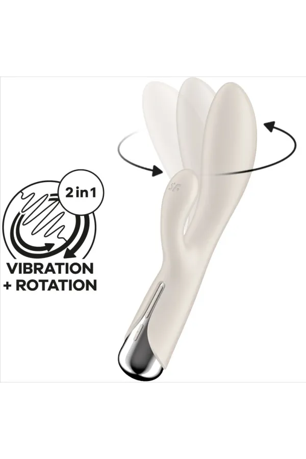 SATISFYER - SPINNING RABBIT 1 KLITORIS UND G-SPOT STIMULATION BEIGE kaufen - Fesselliebe