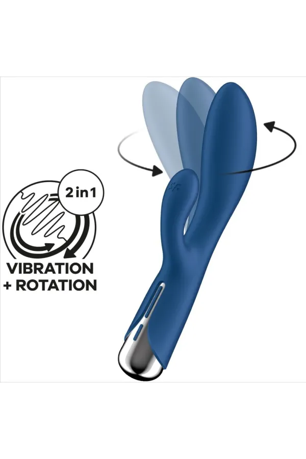 SATISFYER - SPINNING RABBIT 1 KLITORIS UND G-SPOT STIMULATION BLAU kaufen - Fesselliebe