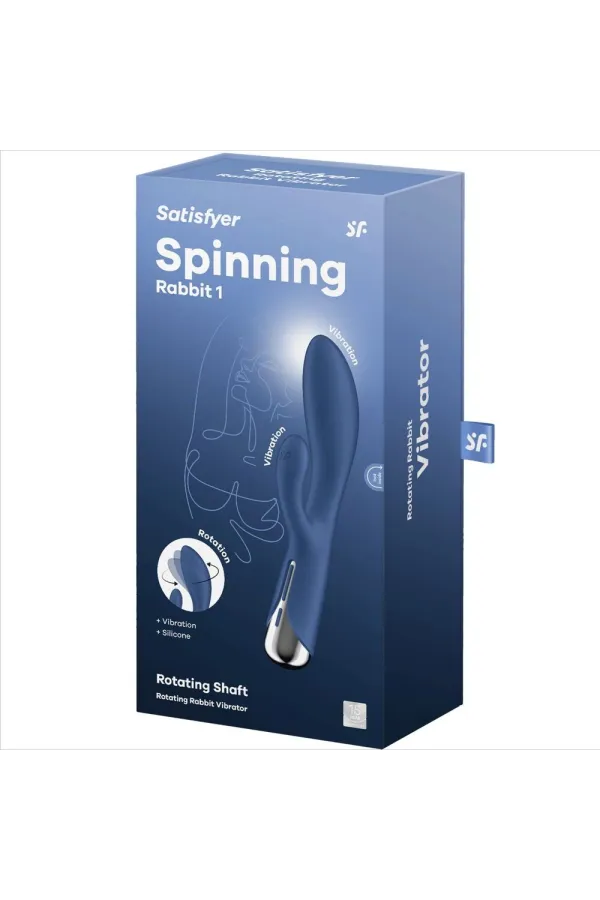 SATISFYER - SPINNING RABBIT 1 KLITORIS UND G-SPOT STIMULATION BLAU kaufen - Fesselliebe