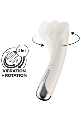 Spinning G-Sport 1 Rotator Vibrator Beige von Satisfyer Vibrator kaufen | Fesselliebe
