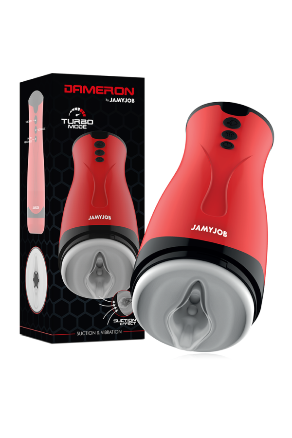 Dameron Saug- und Vibrations-Masturbator von Jamyjob kaufen | Fesselliebe