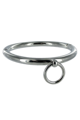 Bdsm-Halskette mit Ring 18cm von Metal Hard kaufen | Fesselliebe