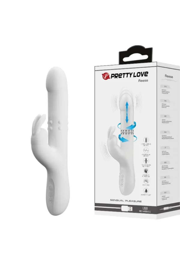 Reese Vibrator mit Silberne Rotation von Pretty Love Flirtation kaufen - Fesselliebe