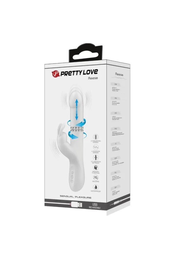 Reese Vibrator mit Silberne Rotation von Pretty Love Flirtation kaufen - Fesselliebe