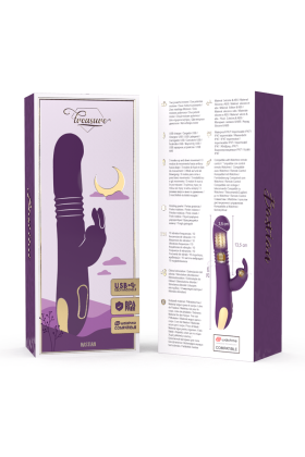 Bastian Rabbit Up & Down, Rotator & Vibrator Kompatibel mit Watchme Wireless Technology von Treasure kaufen | Fesselliebe