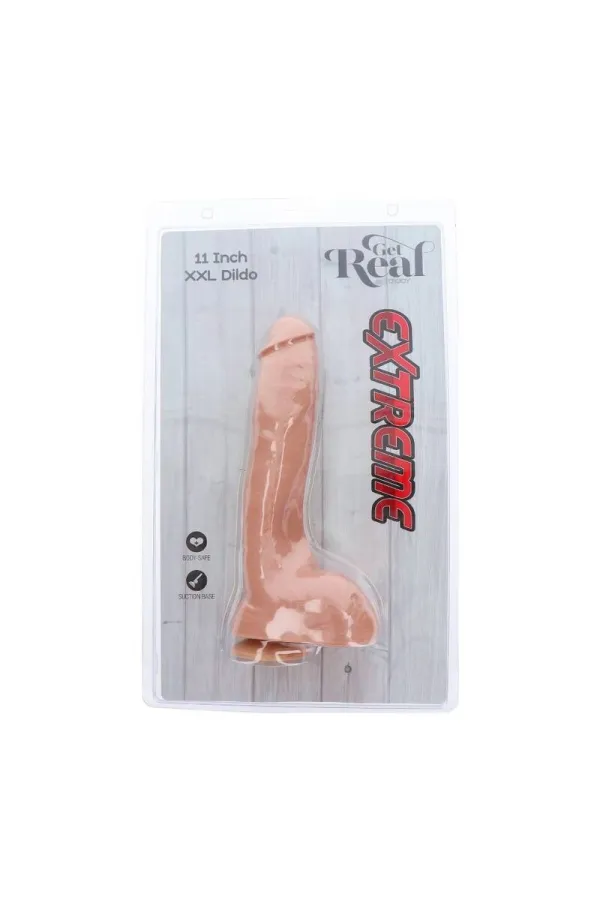 Extremer XXL-Dildo 28 cm hautfarben von Get Real kaufen - Fesselliebe