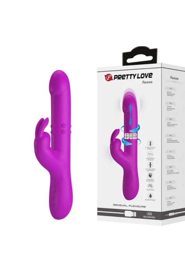 Reese Vibrator mit Lila Rotation von Pretty Love Flirtation kaufen - Fesselliebe