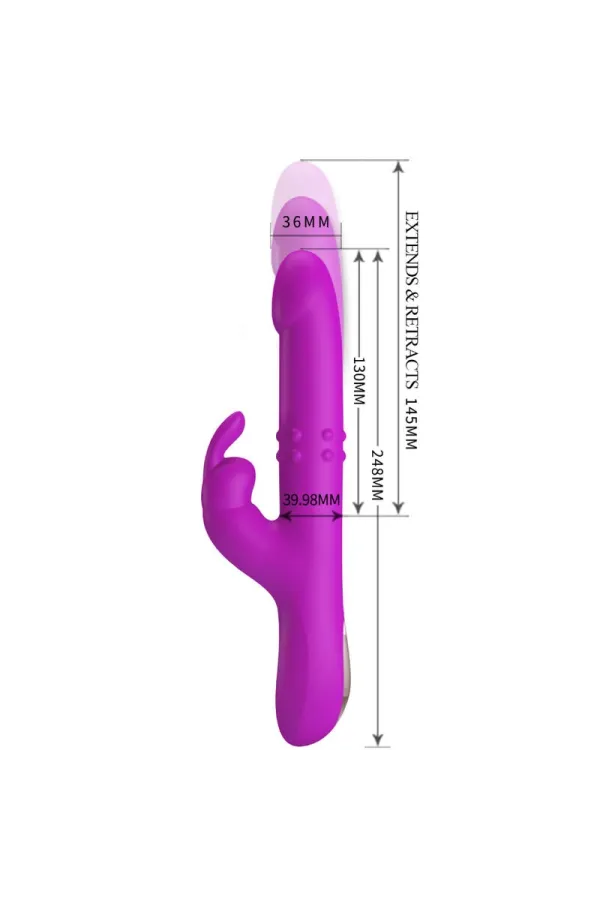 Reese Vibrator mit Lila Rotation von Pretty Love Flirtation kaufen - Fesselliebe