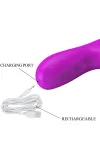 Reese Vibrator mit Lila Rotation von Pretty Love Flirtation kaufen - Fesselliebe