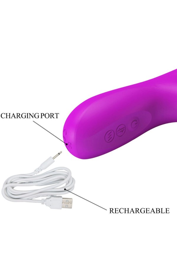 Reese Vibrator mit Lila Rotation von Pretty Love kaufen | Fesselliebe