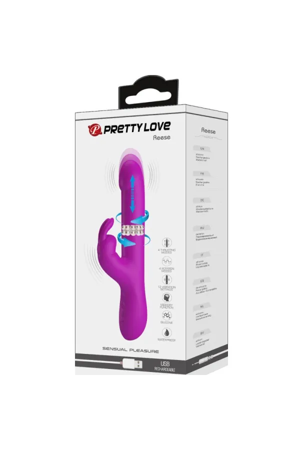 Reese Vibrator mit Lila Rotation von Pretty Love Flirtation kaufen - Fesselliebe