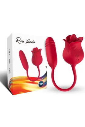 Roselip Leckt Vibrierenden Clit und Vibrator Rot von Armony Stimulators