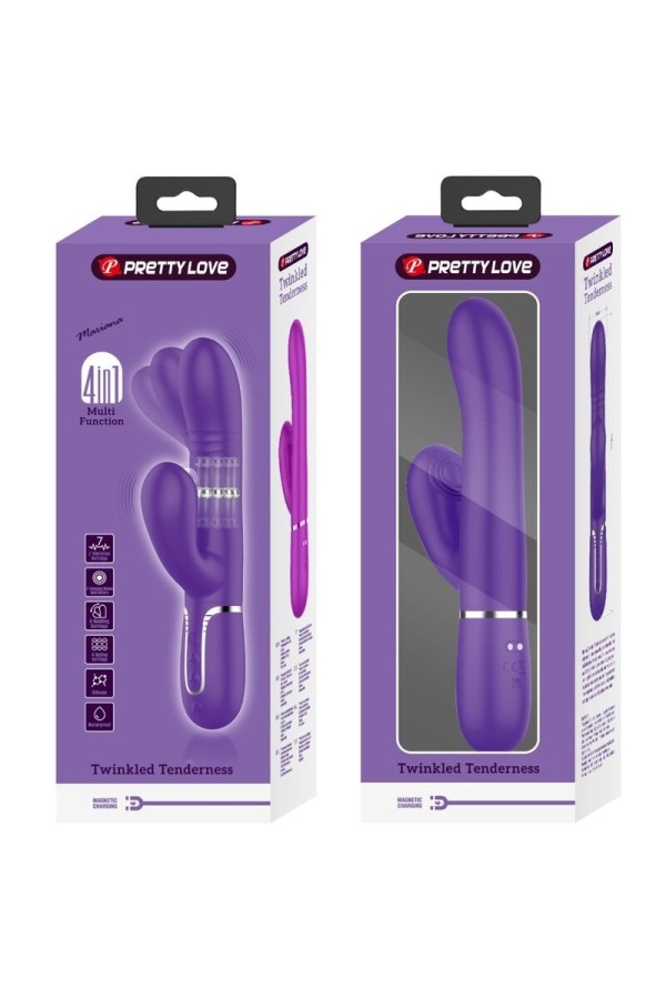 Multifunktions-G-Spot-Vibrator Lila von Pretty Love Flirtation kaufen | Fesselliebe