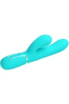 PRETTY LOVE - MULTIFUNKTIONS-G-SPOT-VIBRATOR AQUA GRÜN