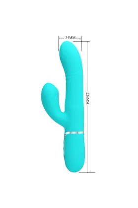 Multifunktions-G-Spot-Vibrator Aqua Grün von Pretty Love Flirtation