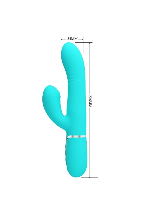 Multifunktions-G-Spot-Vibrator Aqua Grün von Pretty Love Flirtation kaufen | Fesselliebe
