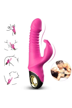 Zing Dildo Vibrator Kaninchen Fuchsia von Armony Vibrators