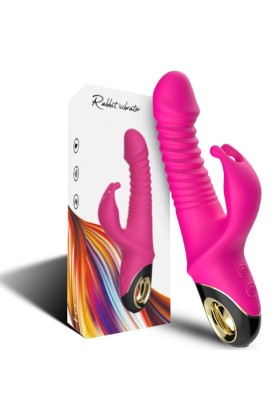 Zing Dildo Vibrator Kaninchen Fuchsia von Armony Vibrators kaufen | Fesselliebe