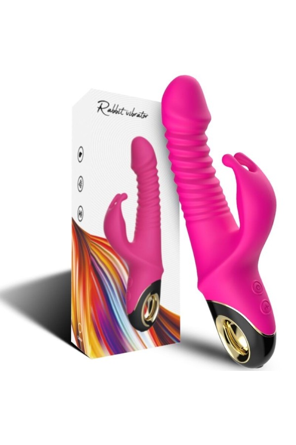 Zing Dildo Vibrator Kaninchen Fuchsia von Armony Vibrators kaufen | Fesselliebe