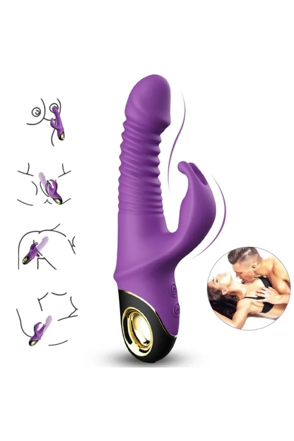 Zing Dildo Vibrator Rabbit Lila von Armony Vibrators kaufen - Fesselliebe