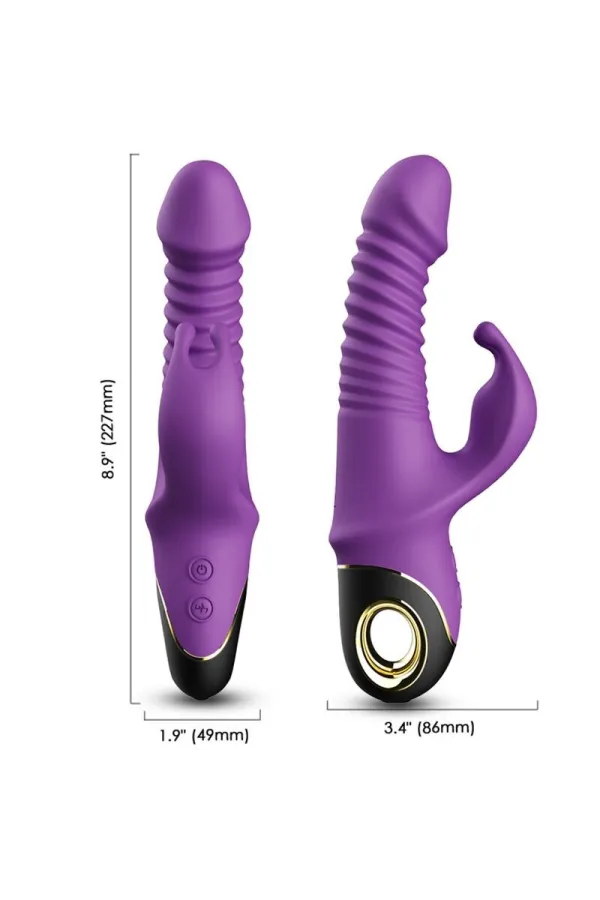 Zing Dildo Vibrator Rabbit Lila von Armony Vibrators kaufen - Fesselliebe