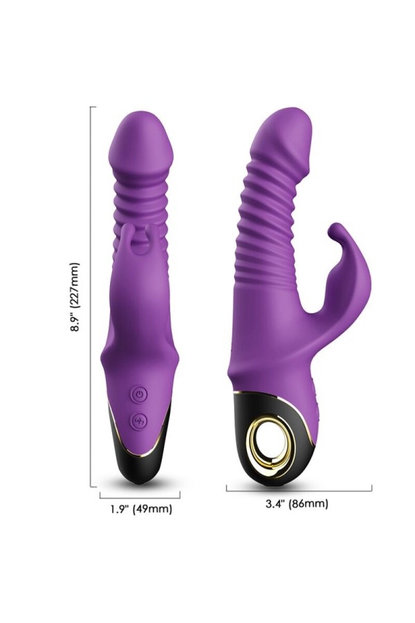 Zing Dildo Vibrator Kaninchen Lila von Armony Vibrators kaufen | Fesselliebe