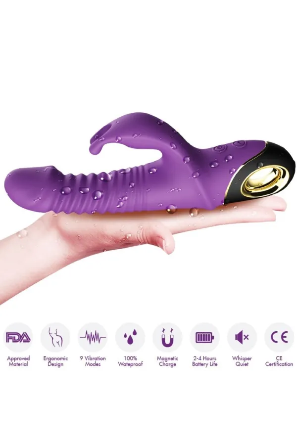 Zing Dildo Vibrator Rabbit Lila von Armony Vibrators kaufen - Fesselliebe