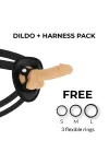 Harness + Silikon biegsamer Dildo 13 cm von Cock Miller kaufen - Fesselliebe