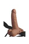 VERSTELLBARER GURT REALISTISCHER PENIS MIT WIEDERAUFLADBAREN HODEN UND VIBRATOR 15 CM VON FETISH FANTASY SERIES kaufen - Fessell