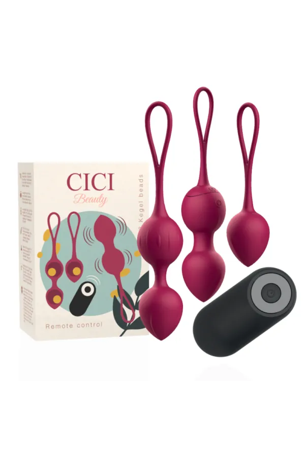 Cici Beauty Premium Silikon 3 Vibrierende Kegelperlen Fernsteuerbar von Cici Beauty kaufen - Fesselliebe