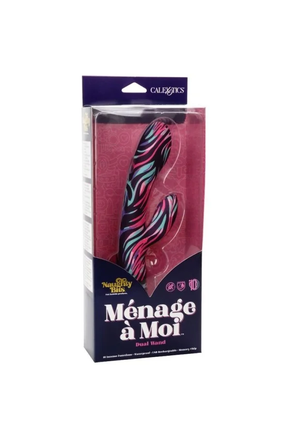 Calex Ménage Á Moi -dual-wand-vibrator von California Exotics kaufen - Fesselliebe