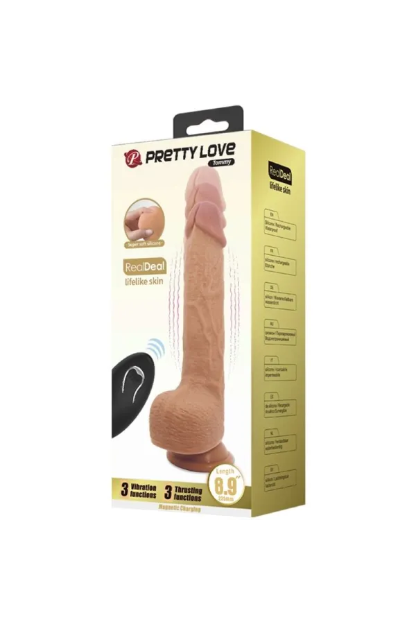 Tommy Realistischer Dildo-Vibrator 22.5 cm von Pretty Love Flirtation kaufen - Fesselliebe