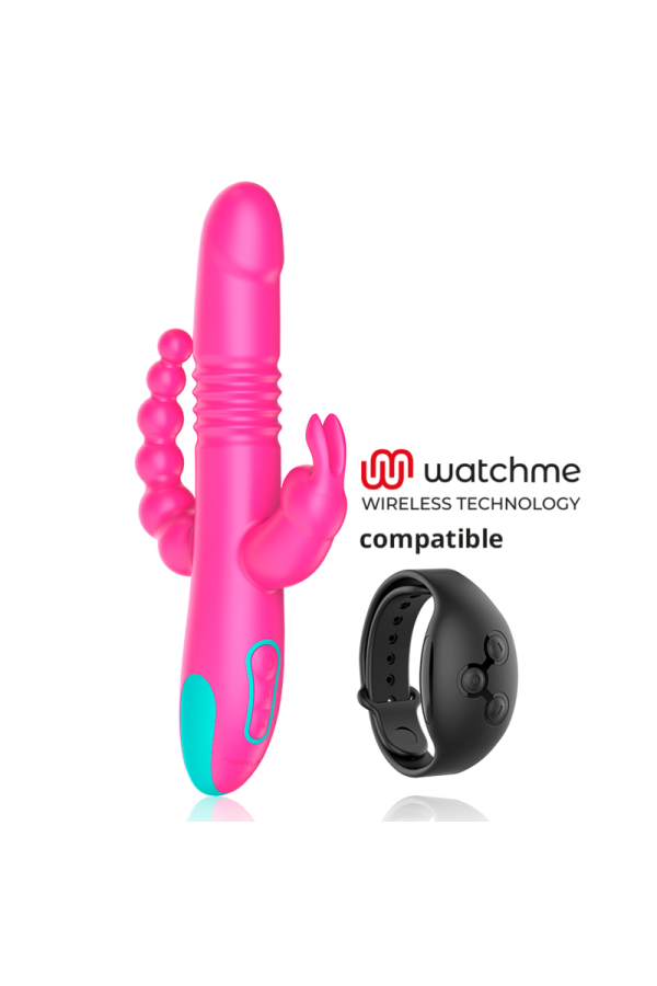 Donald Dreifache Stimulation: Anal, G-Spot & Klitorale Watchme Wireless-Technologie Kompatibel von Happy Loky kaufen | Fesselliebe