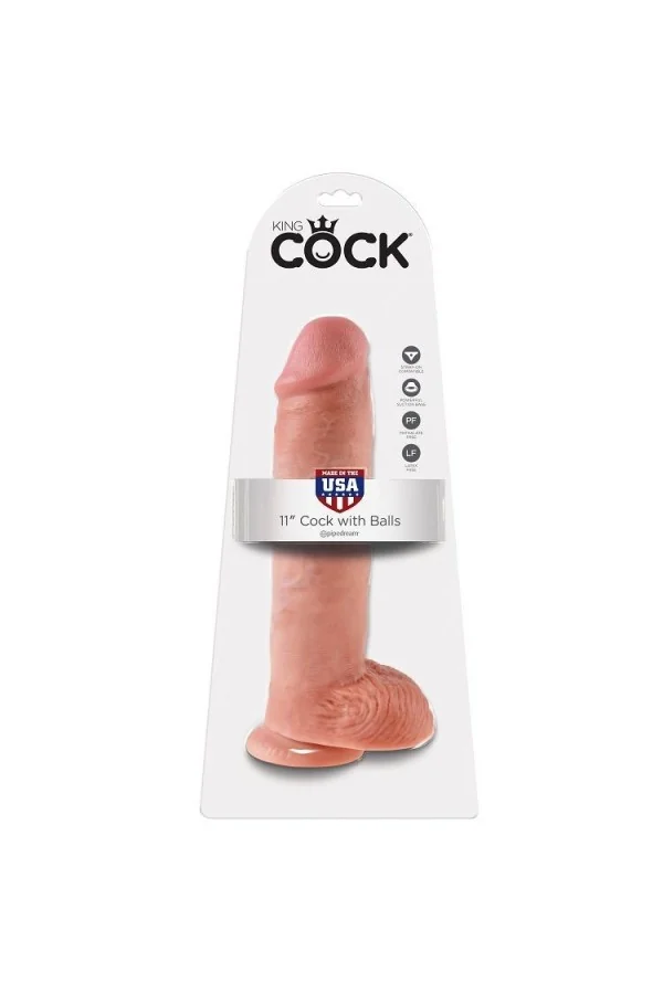 King Cock 11 "cock Flesh mit Bällen 28 Cm von King Cock kaufen - Fesselliebe