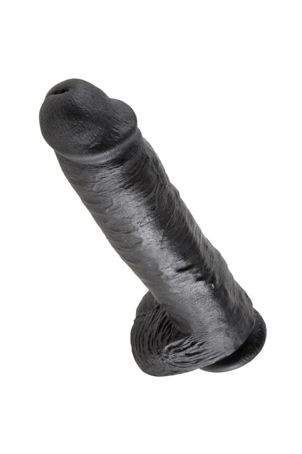 King Cock 11" Cock Schwarz mit Eier 28 Cm von King Cock kaufen - Fesselliebe