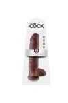 11 Dildo Braun mit Eier 28 cm von King Cock