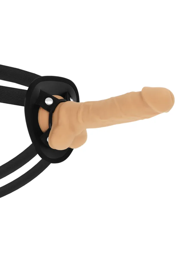 Harness + Silikondichte Gelenkbare Cocksil 18 Cm von Cock Miller kaufen - Fesselliebe